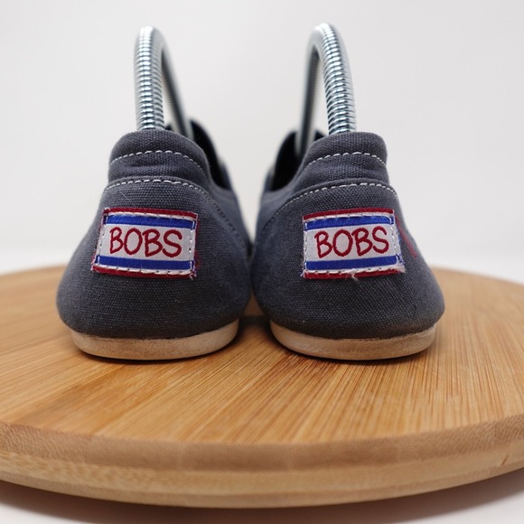 BOBS by Skechers Womens Size 9.5 Shoes Flats Blue Slip On Casual Comfort 33645 - Picture 8 of 12